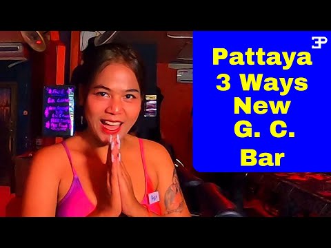 We go inside 3 Ways G.C.Bar Pattaya Thailand, and meet the staff.