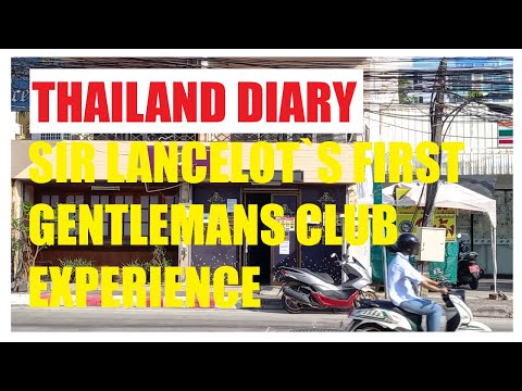 Sir Lancelot`s first Gentleman`s club experience